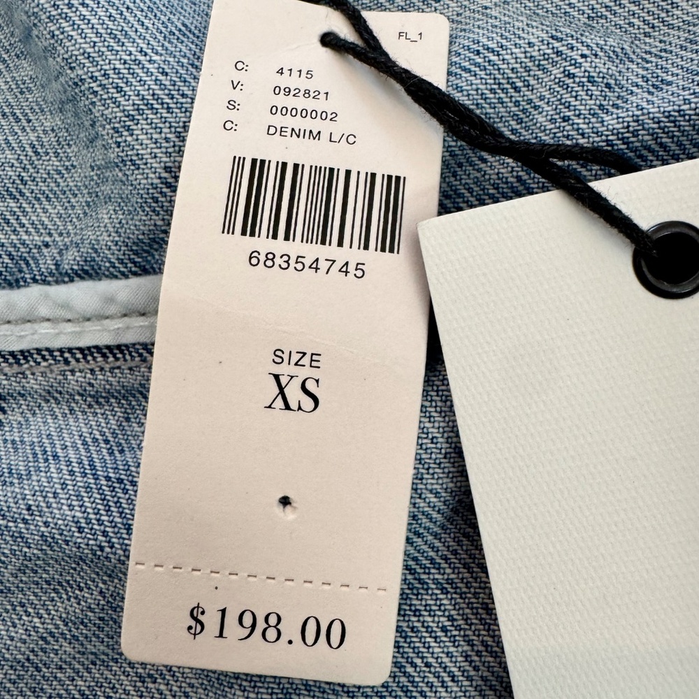 NWT Anthropologie Aureta Studio Lana Denim Corset Jacket Women's Size XS E - Picture 10 of 13